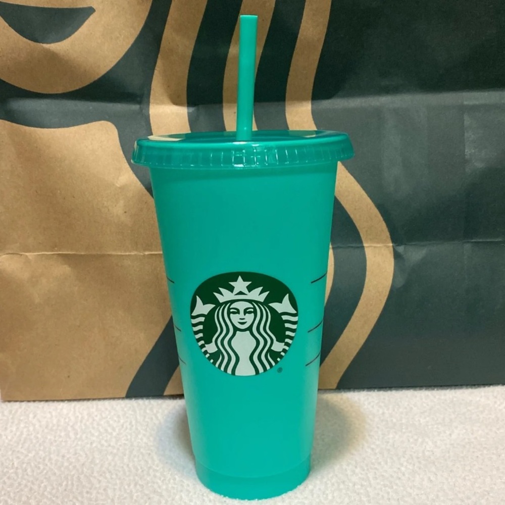 Starbucks Color Changing Cup Sea Green